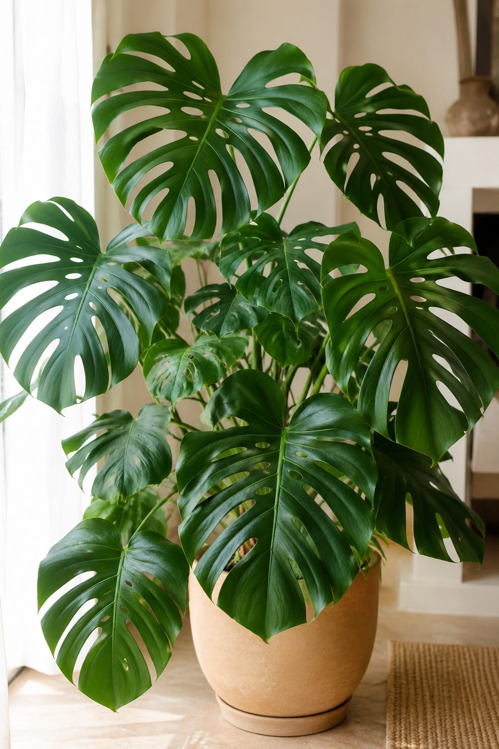 Cuidados de la monstera: hojas grandes y agujereadas en una casa española (sin morir en el intento)